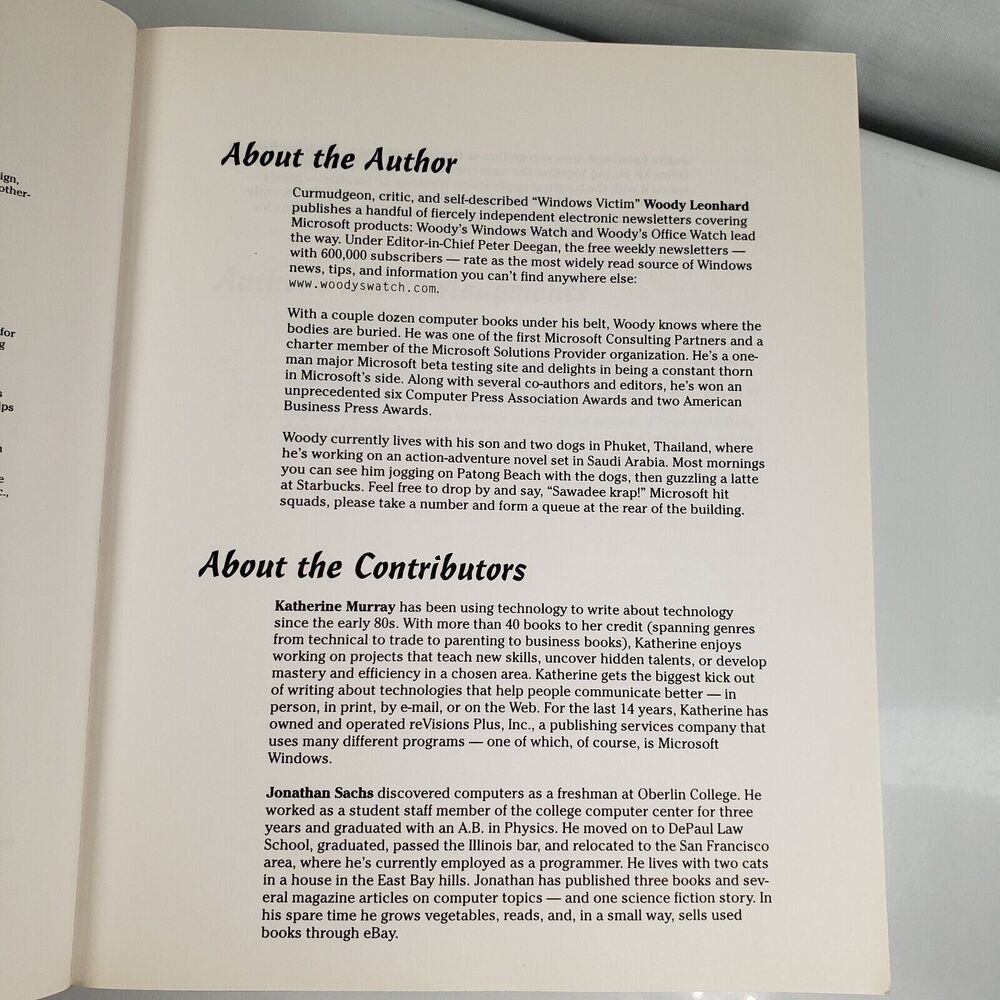 Windows XP All-In-One Desk Reference For Dummies  (FOR By Woody Leonhard **NEW** - Picture 13 of 16